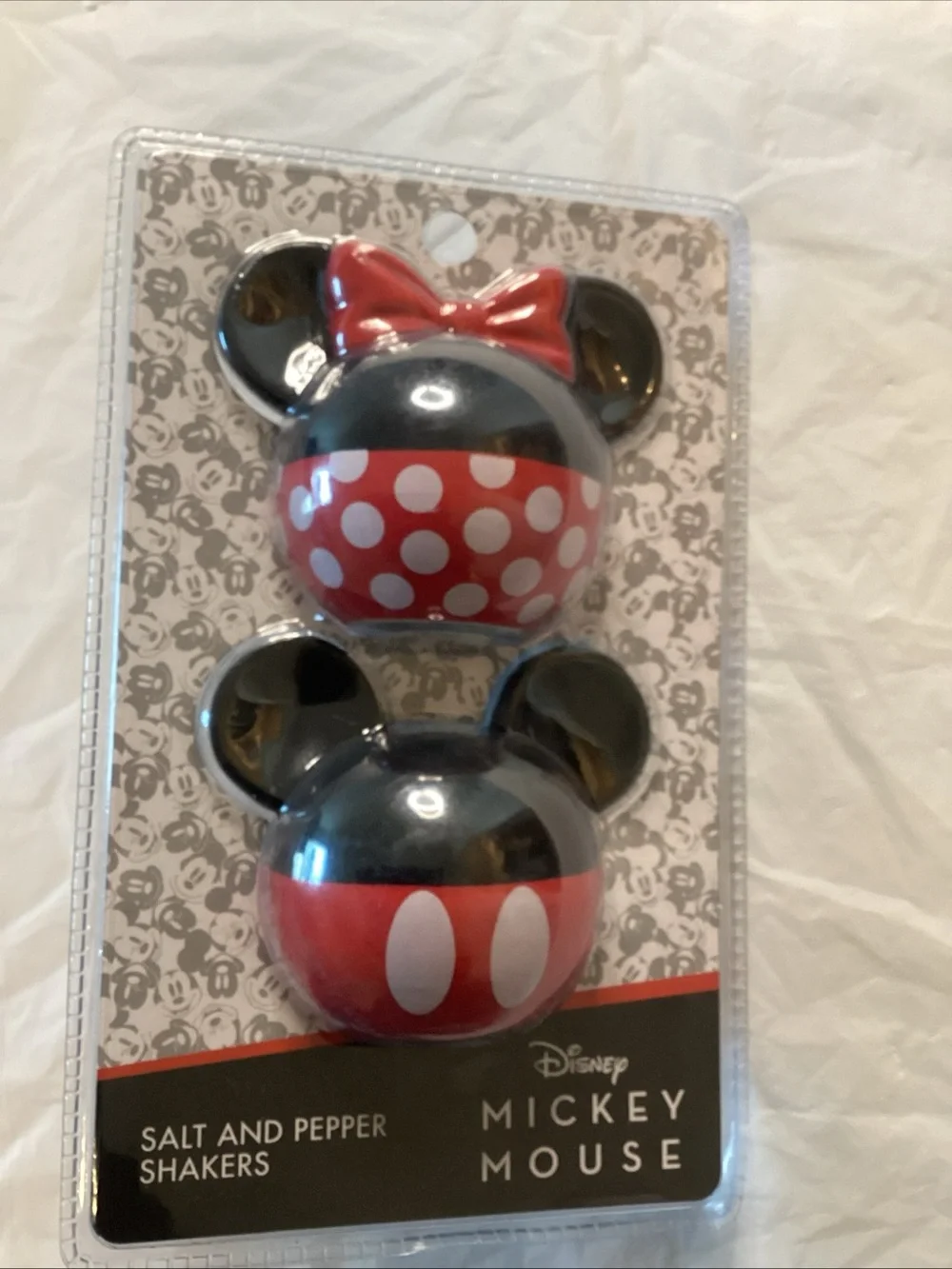 Disney Minnie & Mickey Red, Black and White Salt & Pepper Set